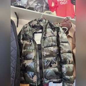 VALENTINO CAMO HOODED JACKET